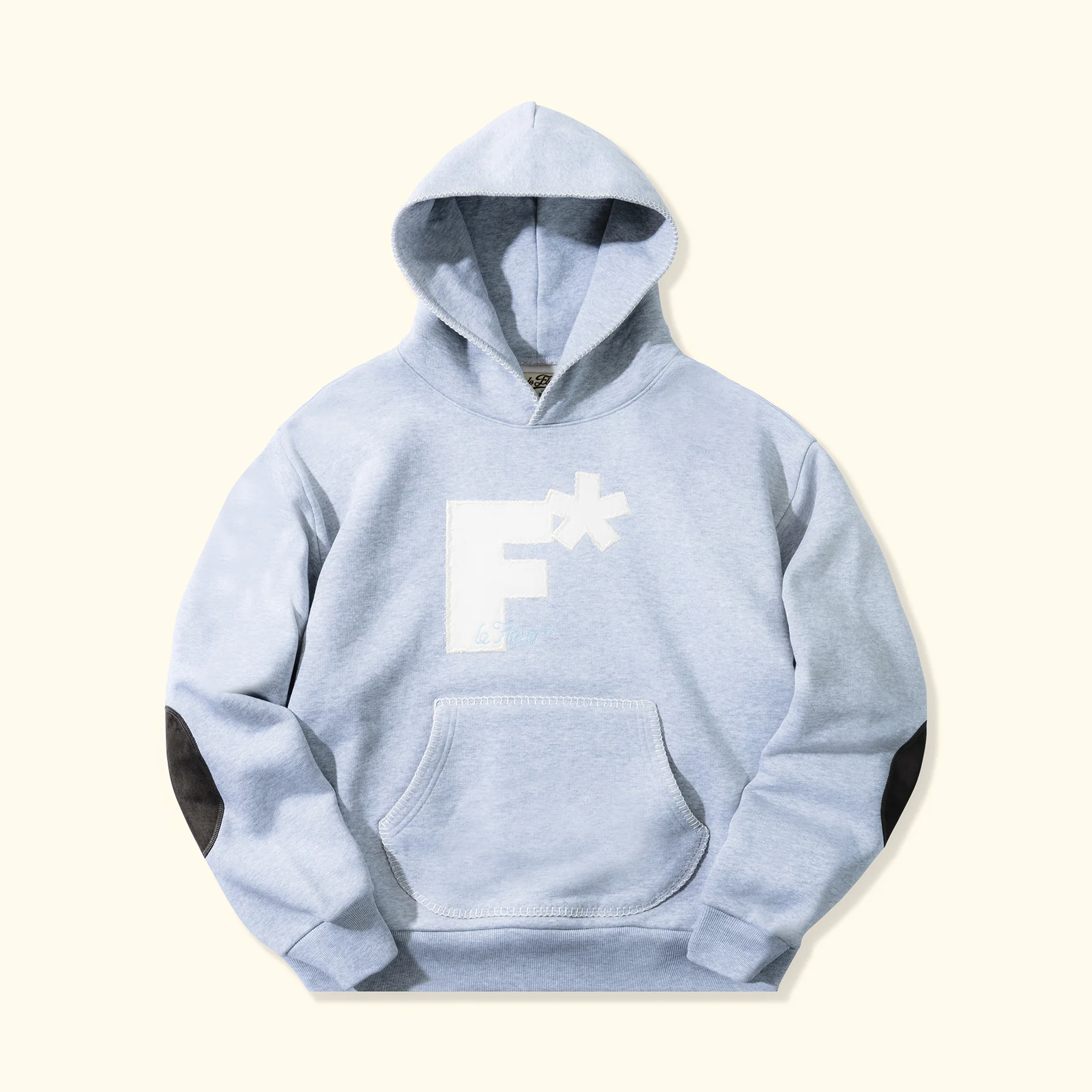 Golf le Fleur Athletic Hoodie - Grey - Front Golf le Fleur Athletic Hoodie - Grey - Front