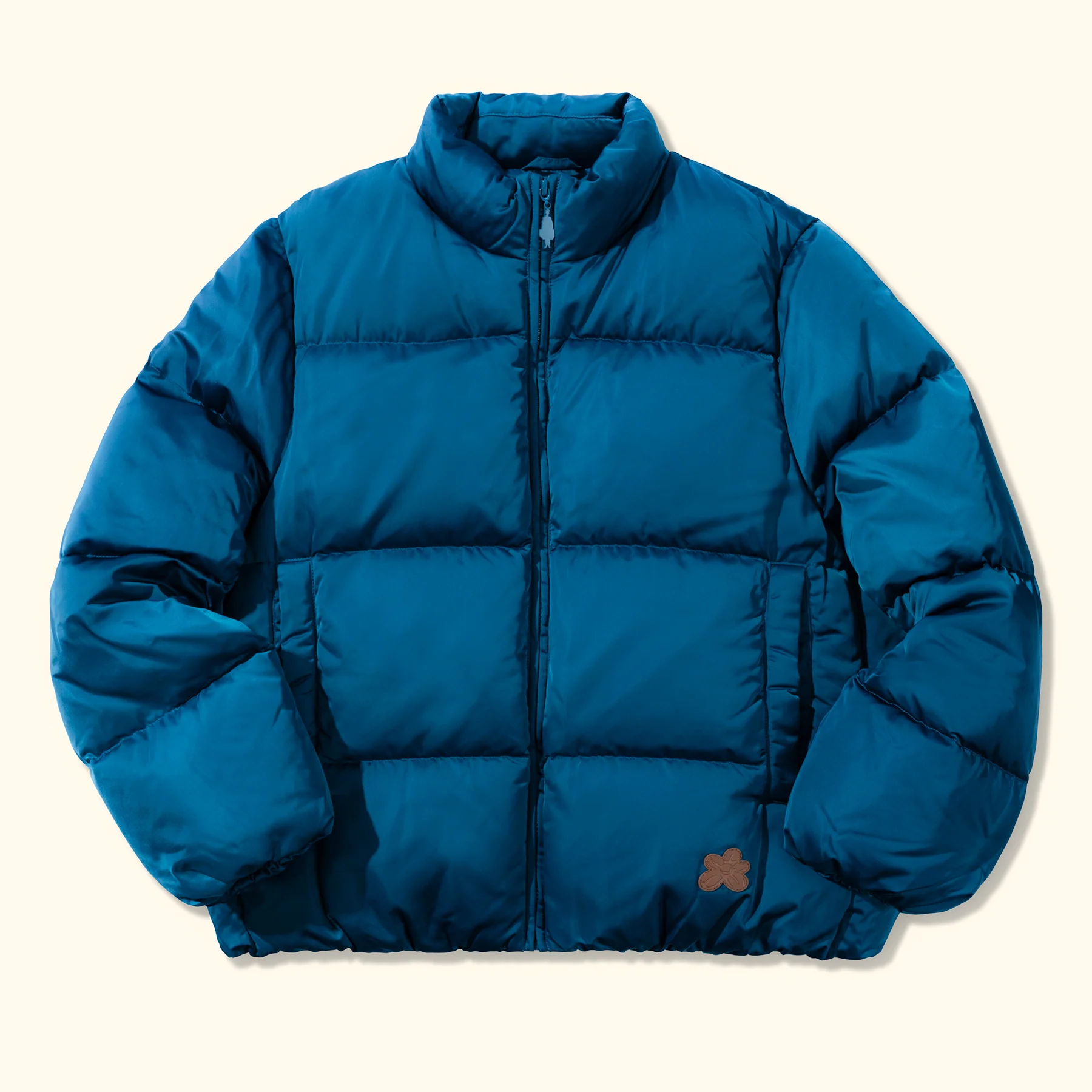 RICO-PUFFER-JACKET-NAV-01 Le Fleur Rico Puffer Jacket - Navy