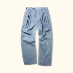 Le Fleur Chainstitch Trousers - Blue