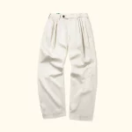 Le Fleur Chainstitch Trousers - Cream