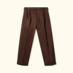 Le Fleur Double Pleated Trousers - Front