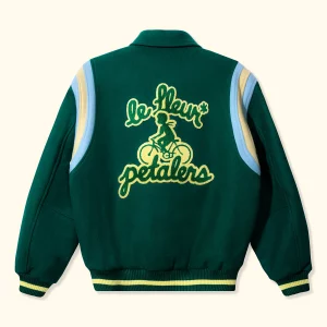 Le Fleur Petalers Varsity Jacket - Green