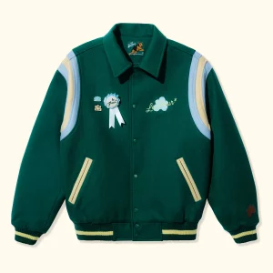 Le Fleur Petalers Varsity Jacket - Green