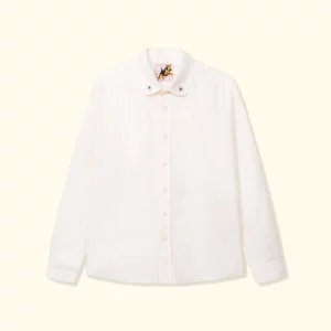 Le Fleur Round Collar Long-Sleeve - Ivory