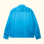 Le Fleur Satin Long-Sleeve - Blue