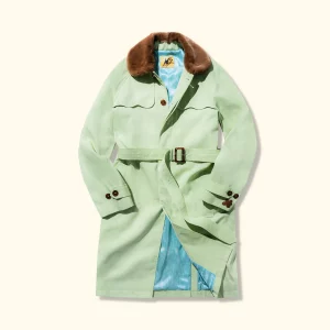 Nylon Trench Coat - Mint