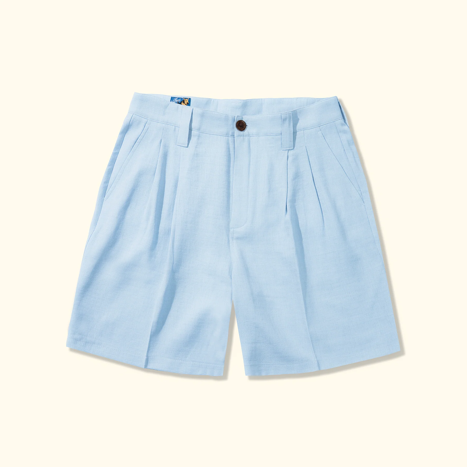POTATO-SACK-SHORTS-BLU-01 Le Fleur Potato Sack Shorts - Blue