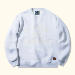 Le Fleur Sunseeker Crewneck Sweatshirt - Grey