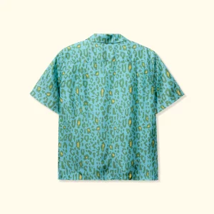 Le Fleur Camo Silk Button-Up