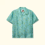 Le Fleur Camo Silk Button-Up