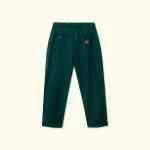 Le Fleur Double Pleated Trouser - Green