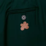 Le Fleur Double Pleated Trouser - Green
